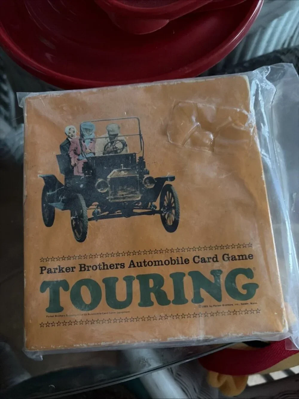 Vintage Parker Brothers TOURING Automobile Card Game Complete 1965